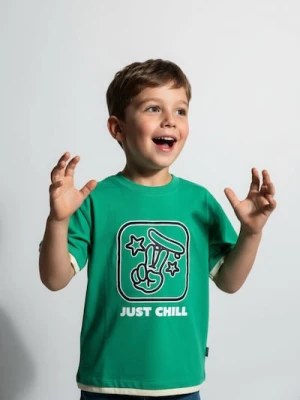 Sinsay - Koszulka - green spruce