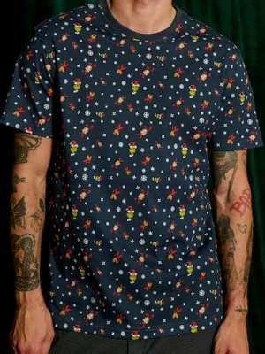 Zdjęcie produktu Sinsay - Koszulka Grinch - granatowy