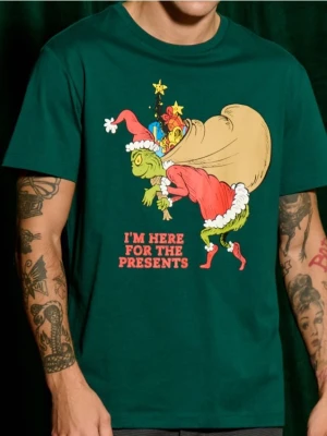 Sinsay - Koszulka Grinch - zielony