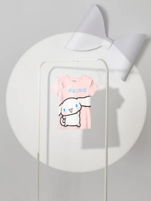 Sinsay - Koszulka Hello Kitty - różowy