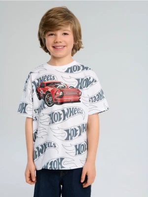 Sinsay - Koszulka Hot Wheels - biały
