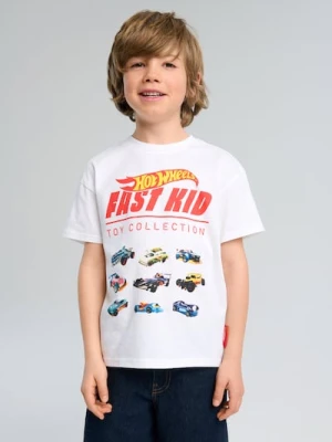 Sinsay - Koszulka Hot Wheels - biały