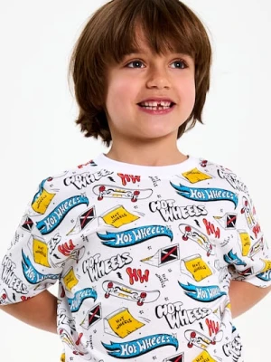 Sinsay - Koszulka Hot Wheels - biały