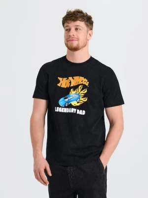 Sinsay - Koszulka Hot Wheels - czarny