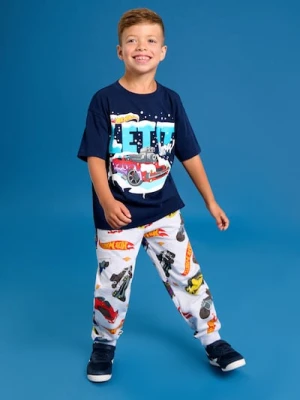 Sinsay - Koszulka Hot Wheels - granatowy