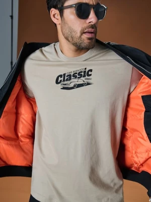 Sinsay - Koszulka - beżowy