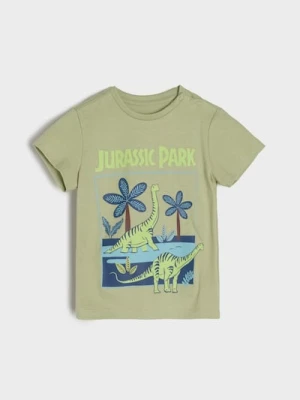 Sinsay - Koszulka Jurassic Park - zielony