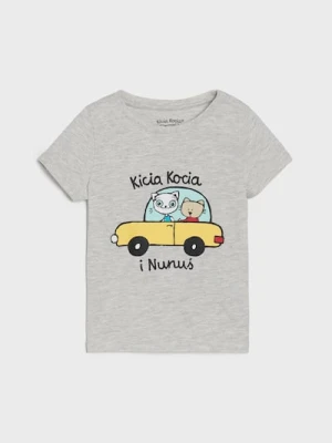 Sinsay - Koszulka Kicia Kocia - szary