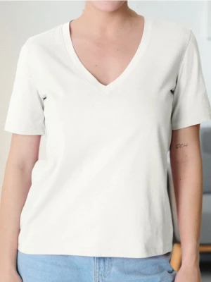 Sinsay - Koszulka - kremowy