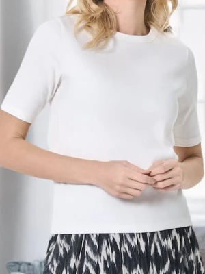 Sinsay - Koszulka - kremowy