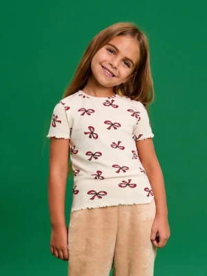 Sinsay - Koszulka - kremowy