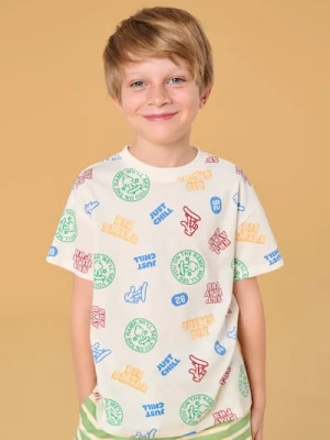 Sinsay - Koszulka - kremowy