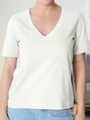 Sinsay - Koszulka - kremowy