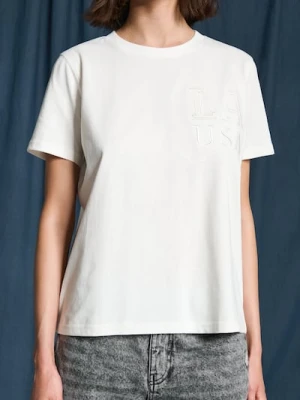 Sinsay - Koszulka - kremowy