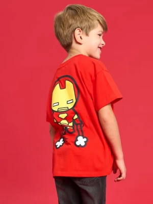 Sinsay - Koszulka Marvel Kawaii Art Collection - czerwony