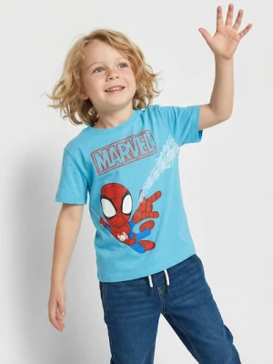Sinsay - Koszulka Marvel - niebieski