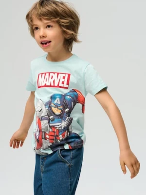 Sinsay - Koszulka Marvel - niebieski