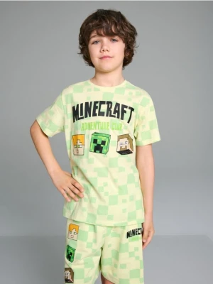 Sinsay - Koszulka Minecraft - zielony
