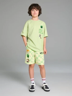 Zdjęcie produktu Sinsay - Koszulka Minecraft - zielony