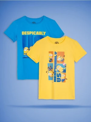 Zdjęcie produktu Sinsay - Koszulka Minionki 2 pack - wielobarwny