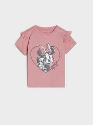 Sinsay - Koszulka Myszka Minnie - różowy