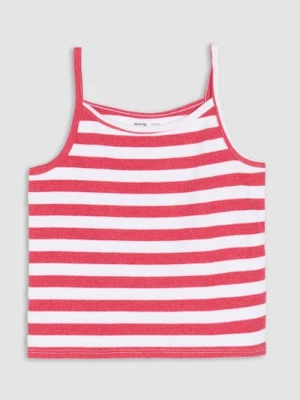 Sinsay - Koszulka na ramiączkach w paski - wielobarwny