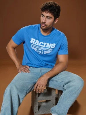 Sinsay - Koszulka - niebieski