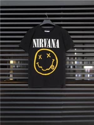 Sinsay - Koszulka Nirvana - czarny