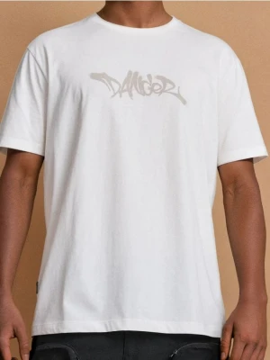 Sinsay - Koszulka o luźniejszym fasonie - kremowy