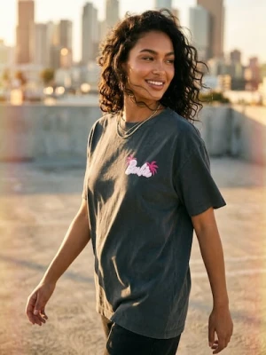 Zdjęcie produktu Sinsay - Koszulka oversize Barbie - szary