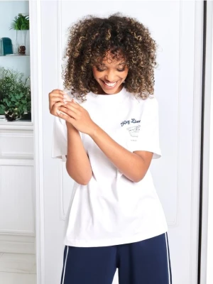 Zdjęcie produktu Sinsay - Koszulka oversize - biały