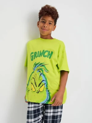 Sinsay - Koszulka oversize Grinch - zielony