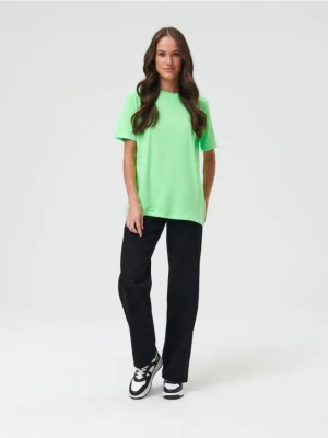 Sinsay - Koszulka oversize - zielony