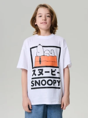 Sinsay - Koszulka Peanuts - szary