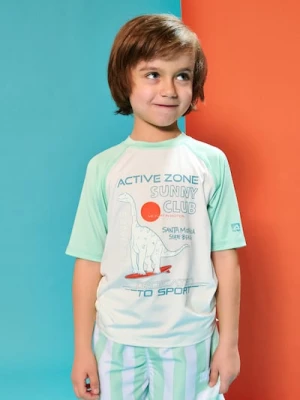 Sinsay - Koszulka plażowa UPF 40+ Active - biały