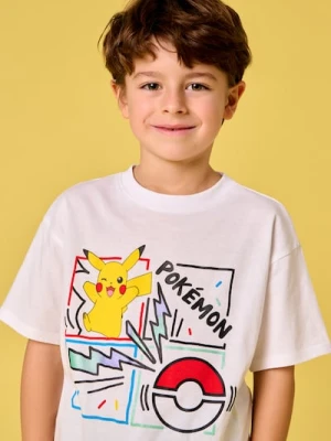 Sinsay - Koszulka Pokémon - biały