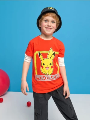 Sinsay - Koszulka Pokémon - pomarańczowy