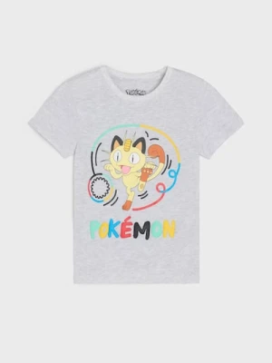 Sinsay - Koszulka Pokémon - szary