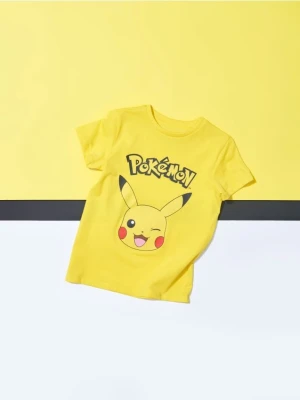 Sinsay - Koszulka Pokémon - żółty