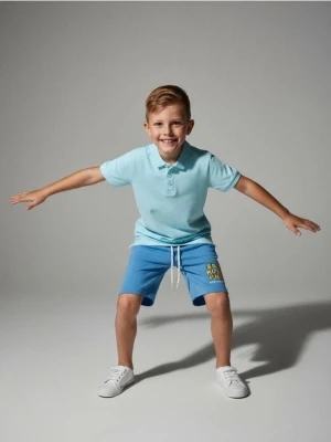 Sinsay - Koszulka polo - błękitny