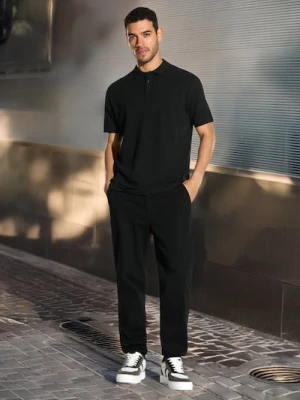 Zdjęcie produktu Sinsay - Koszulka polo - czarny