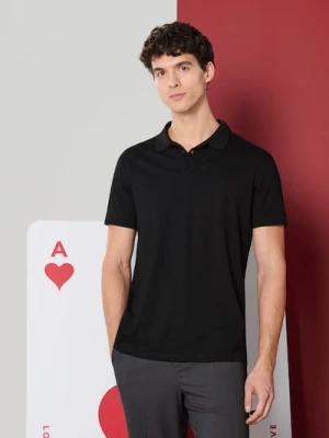 Sinsay - Koszulka polo - czarny