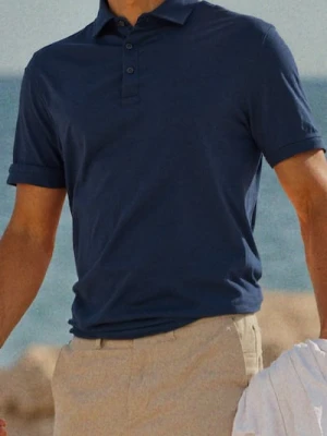 Zdjęcie produktu Sinsay - Koszulka polo - granatowy