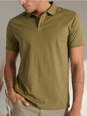 Sinsay - Koszulka polo - khaki