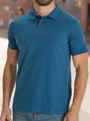 Sinsay - Koszulka polo - niebieski