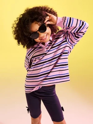 Sinsay - Koszulka polo w paski - wielobarwny