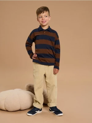 Sinsay - Koszulka polo z długimi rękawami - wielobarwny