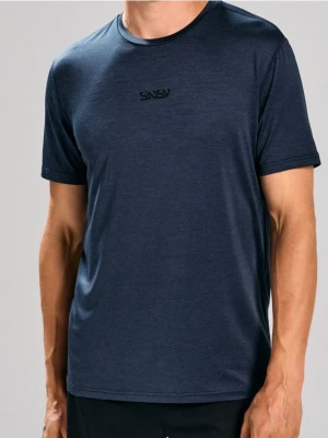 Sinsay - Koszulka regular fit - granatowy