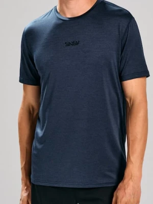 Sinsay - Koszulka regular fit - granatowy