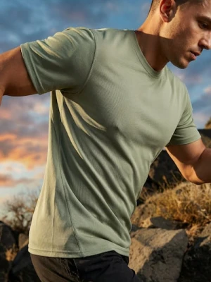 Sinsay - Koszulka regular fit - zielony